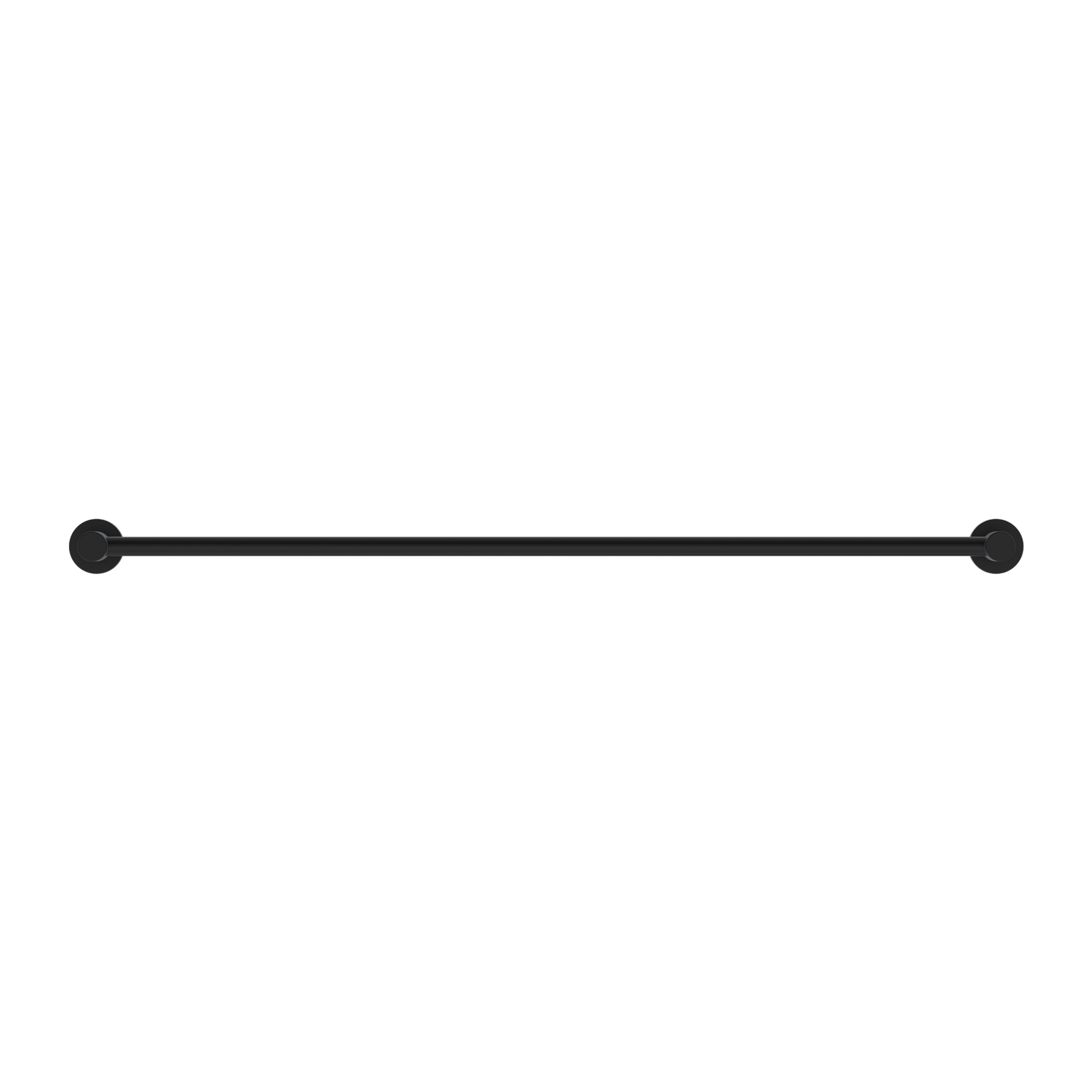 Dolce II Single Towel Rail 800mm Matte Black
