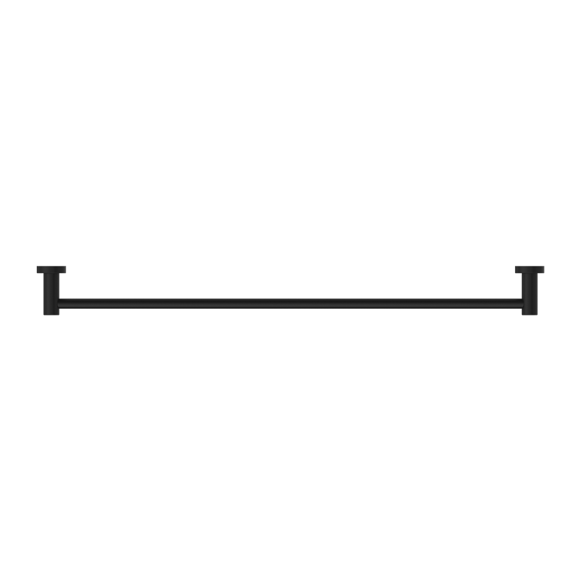 Dolce II Single Towel Rail 800mm Matte Black