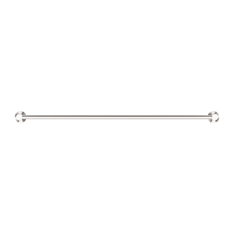 Dolce II Double Towel Rail 800mm Brushed Nickel