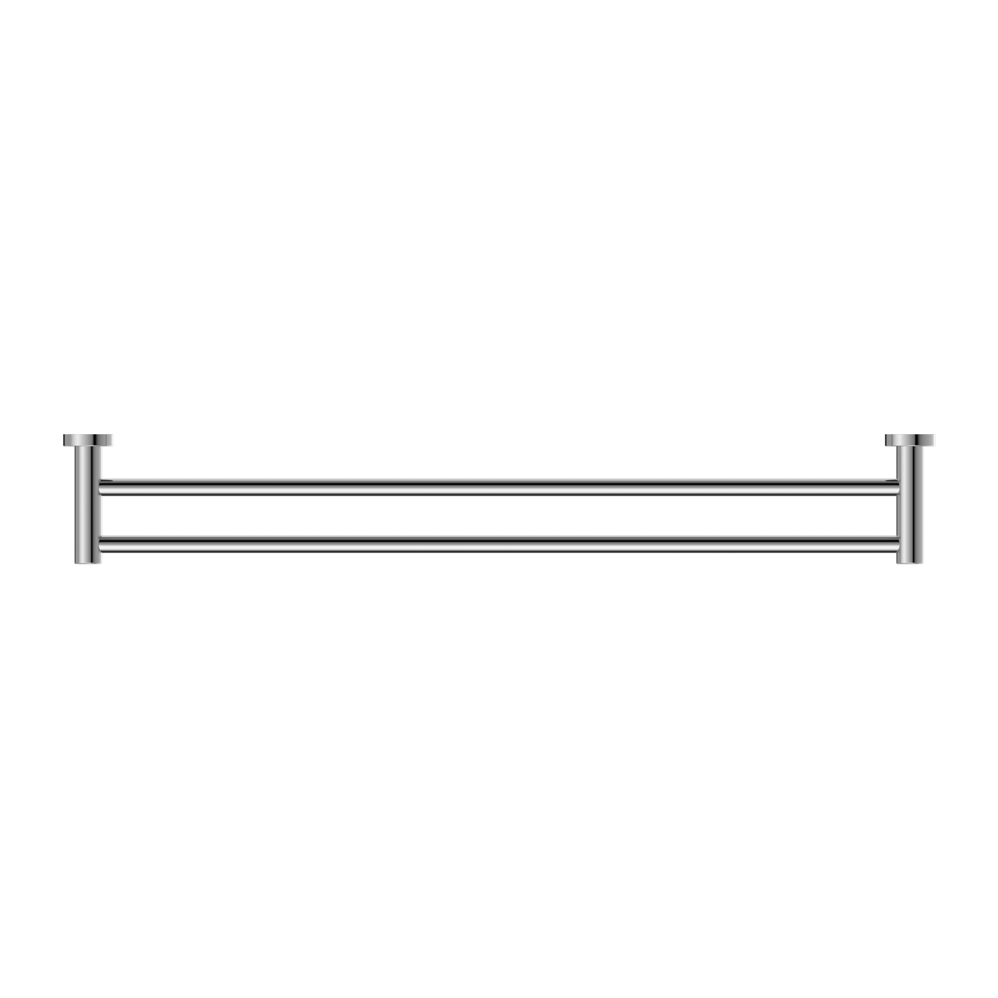Dolce II Double Towel Rail 800mm Chrome