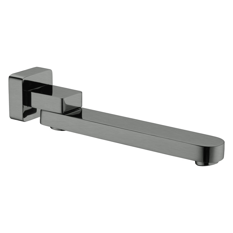 Bianca Swivel Bath Spout Only Gun Metal