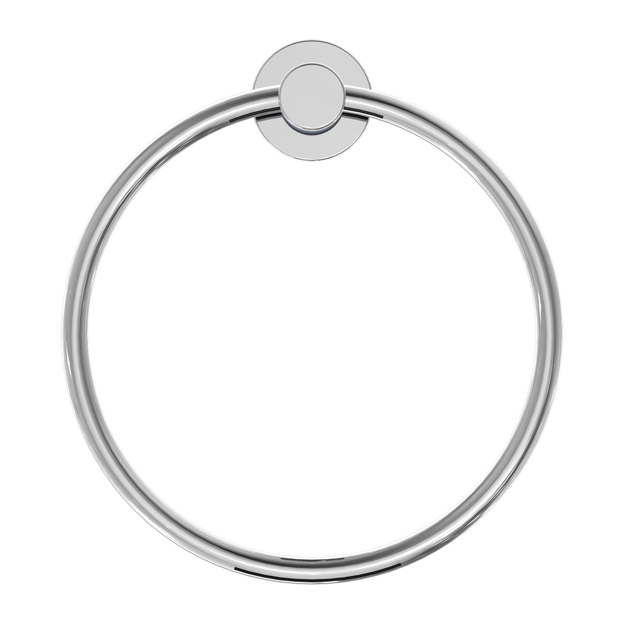 Dolce II Hand Towel Ring Chrome