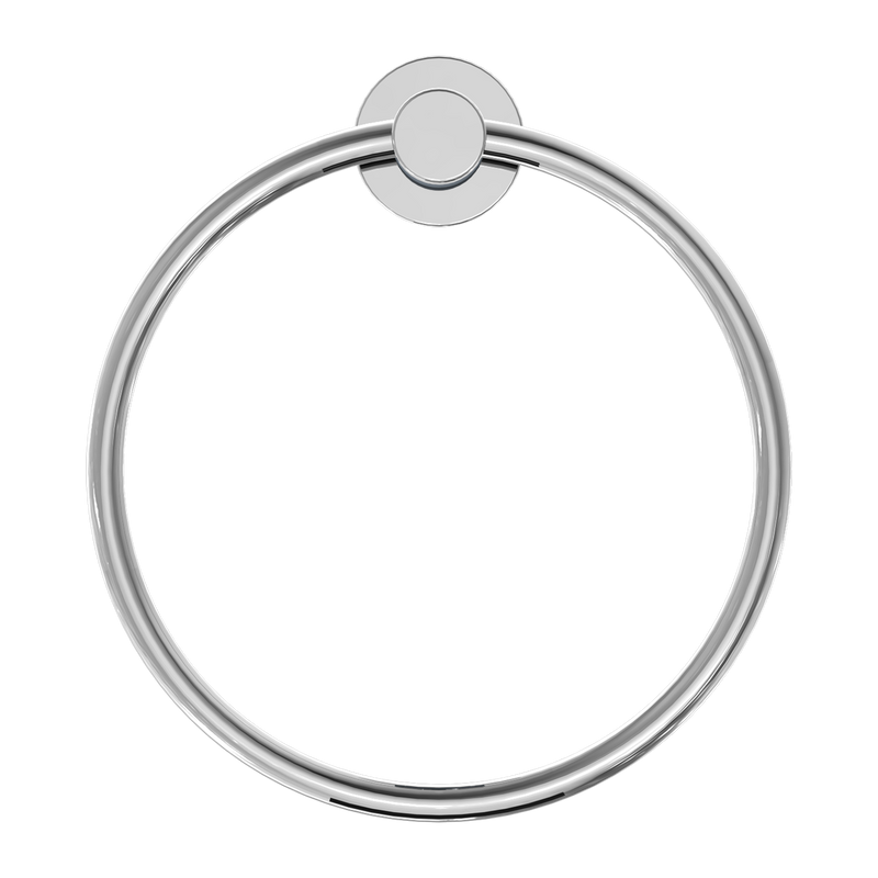 Dolce II Hand Towel Ring Chrome