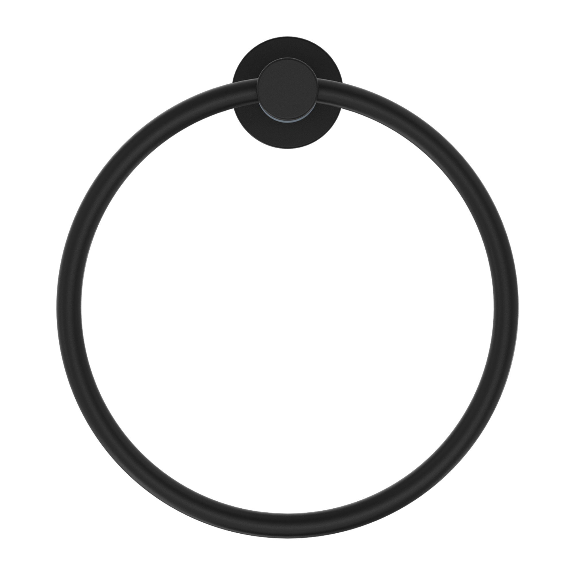 Dolce II Hand Towel Ring Matte Black