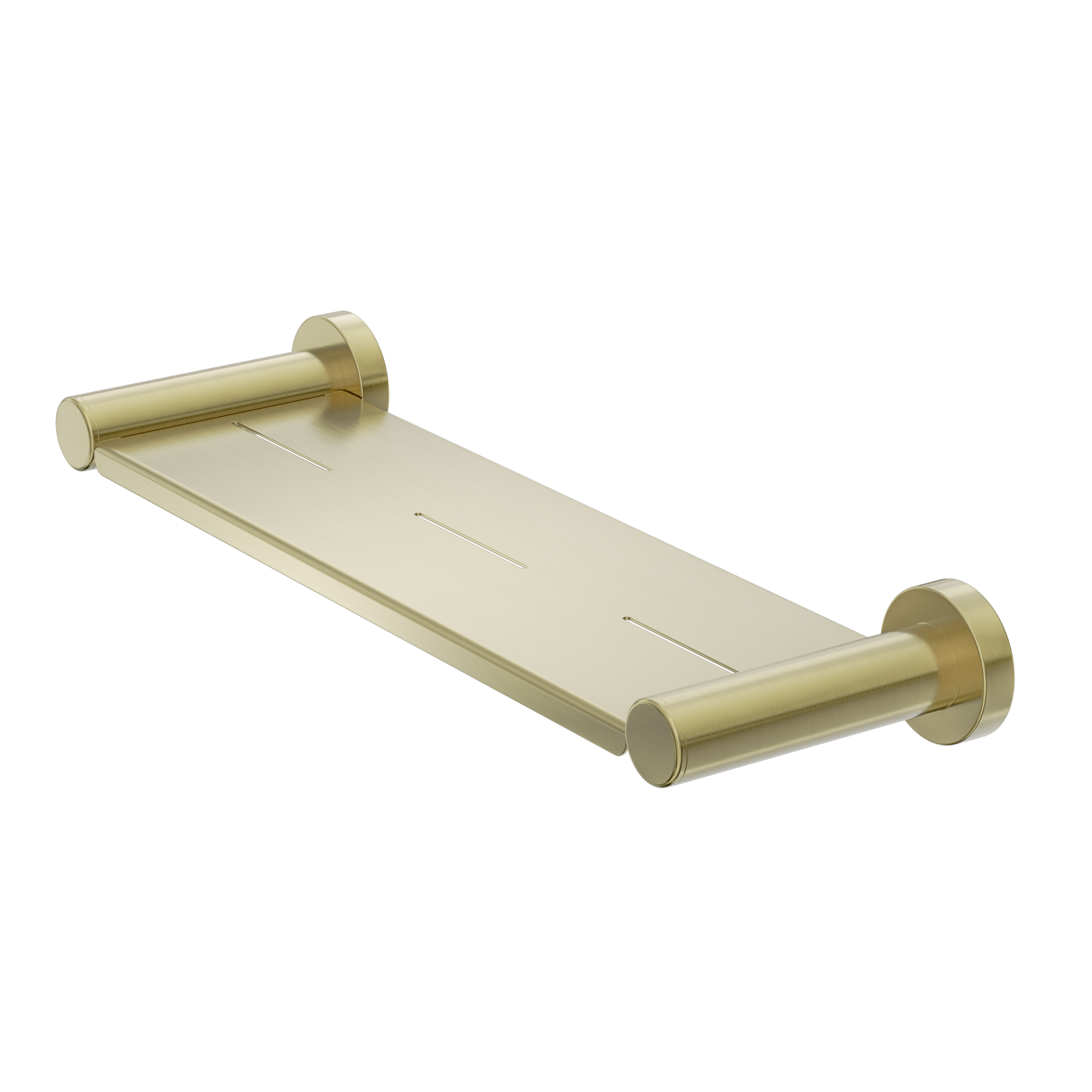 Dolce II Metal Shower Shelf Brushed Gold