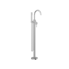 Mecca Round Freestanding Mixer With Hand Shower Chrome