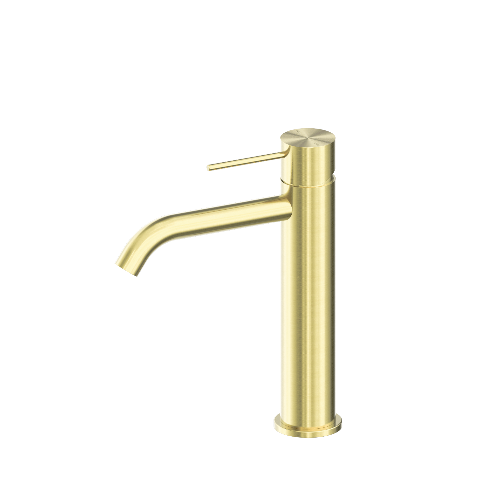 Mecca Mid Tall Basin Mixer Brushed Gold