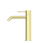 Mecca Mid Tall Basin Mixer Brushed Gold
