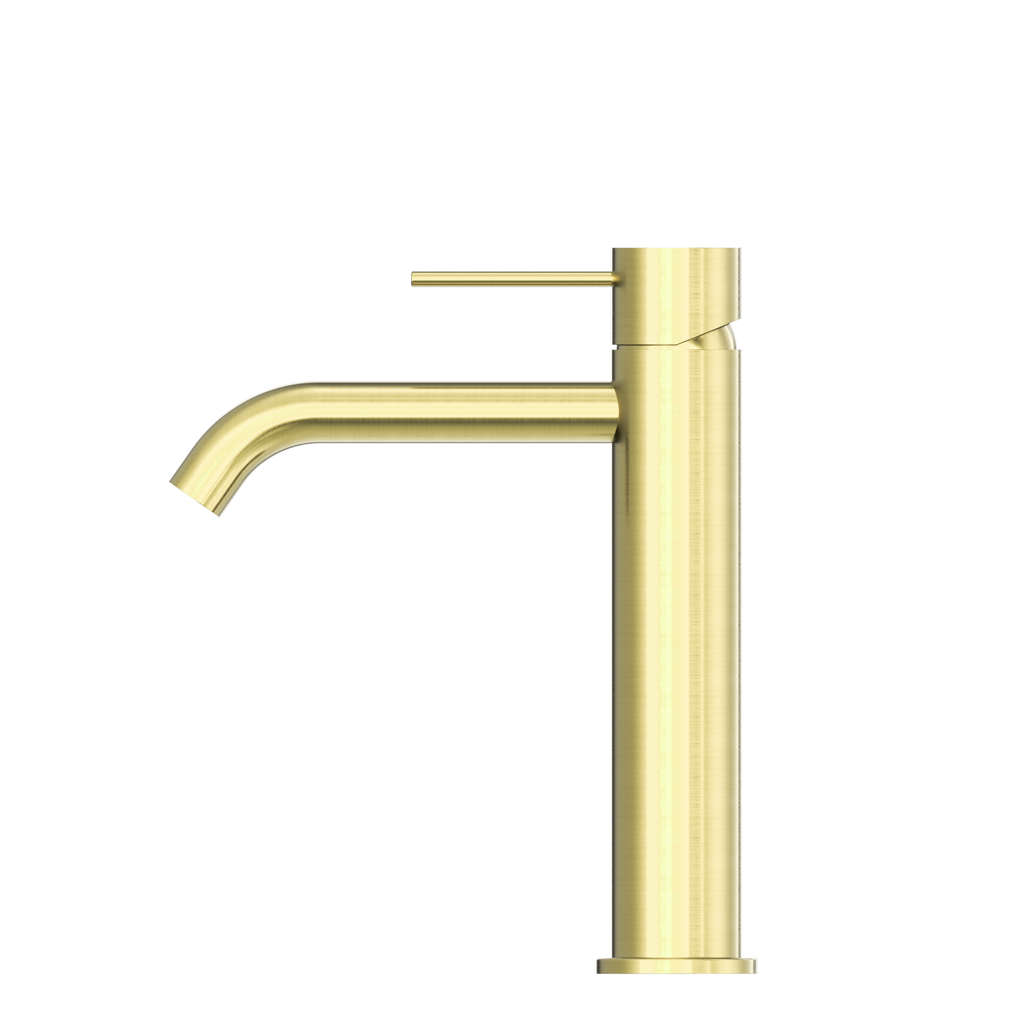 Mecca Mid Tall Basin Mixer Brushed Gold