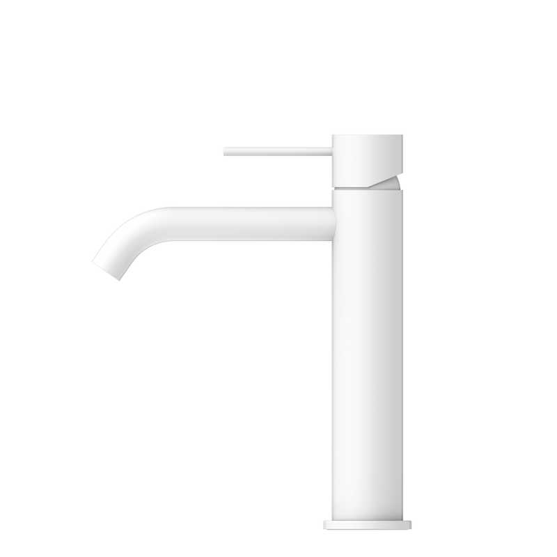 Mecca Mid Tall Basin Mixer Matte White
