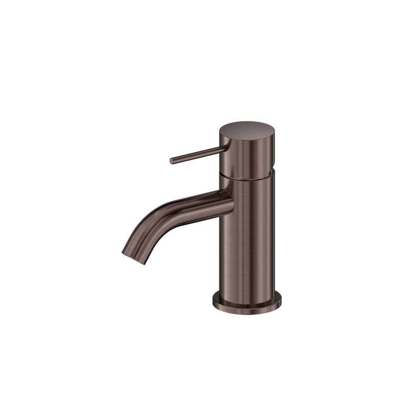 Mecca Mini Basin Mixer Brushed Bronze