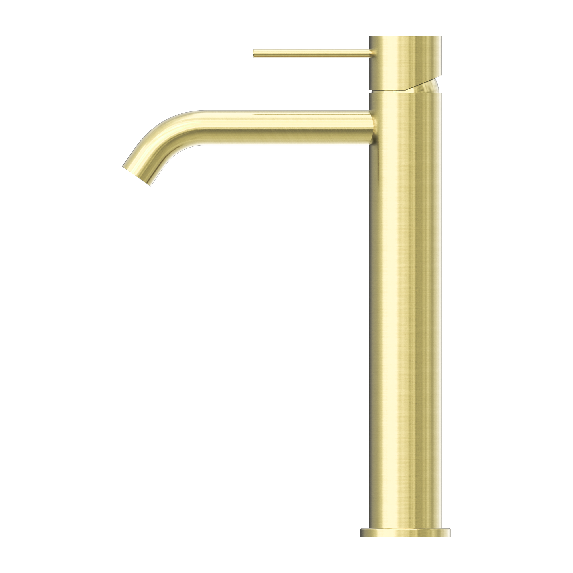 Mecca Tall Basin Mixer Brushed Gold