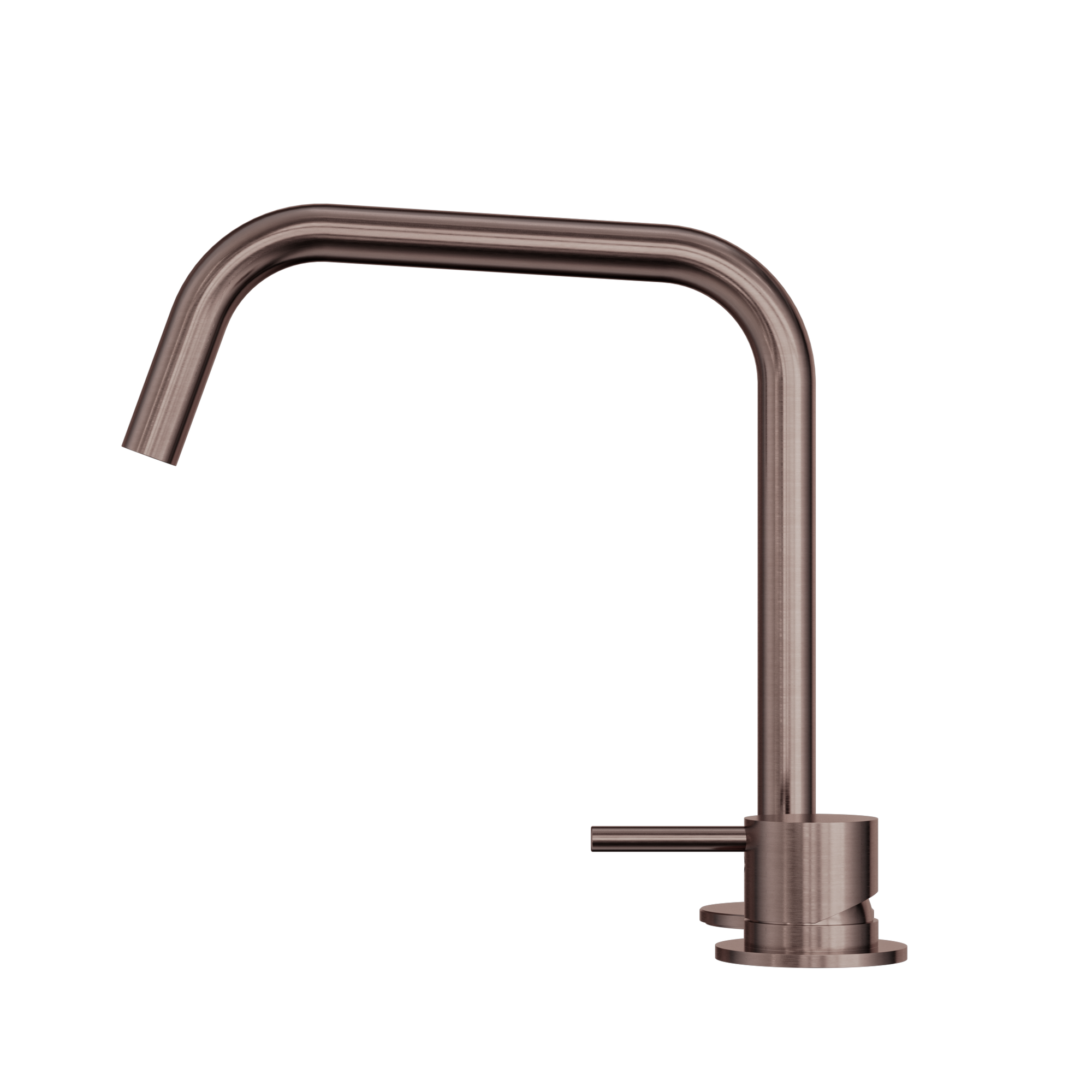 Mecca Hob Bath/Kitchen Mixer Set Edge Spout II Brushed Bronze