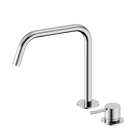 Mecca Hob Bath/Kitchen Mixer Set Edge Spout II Chrome
