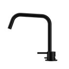 Mecca Hob Bath/Kitchen Mixer Set Edge Spout II Matte Black