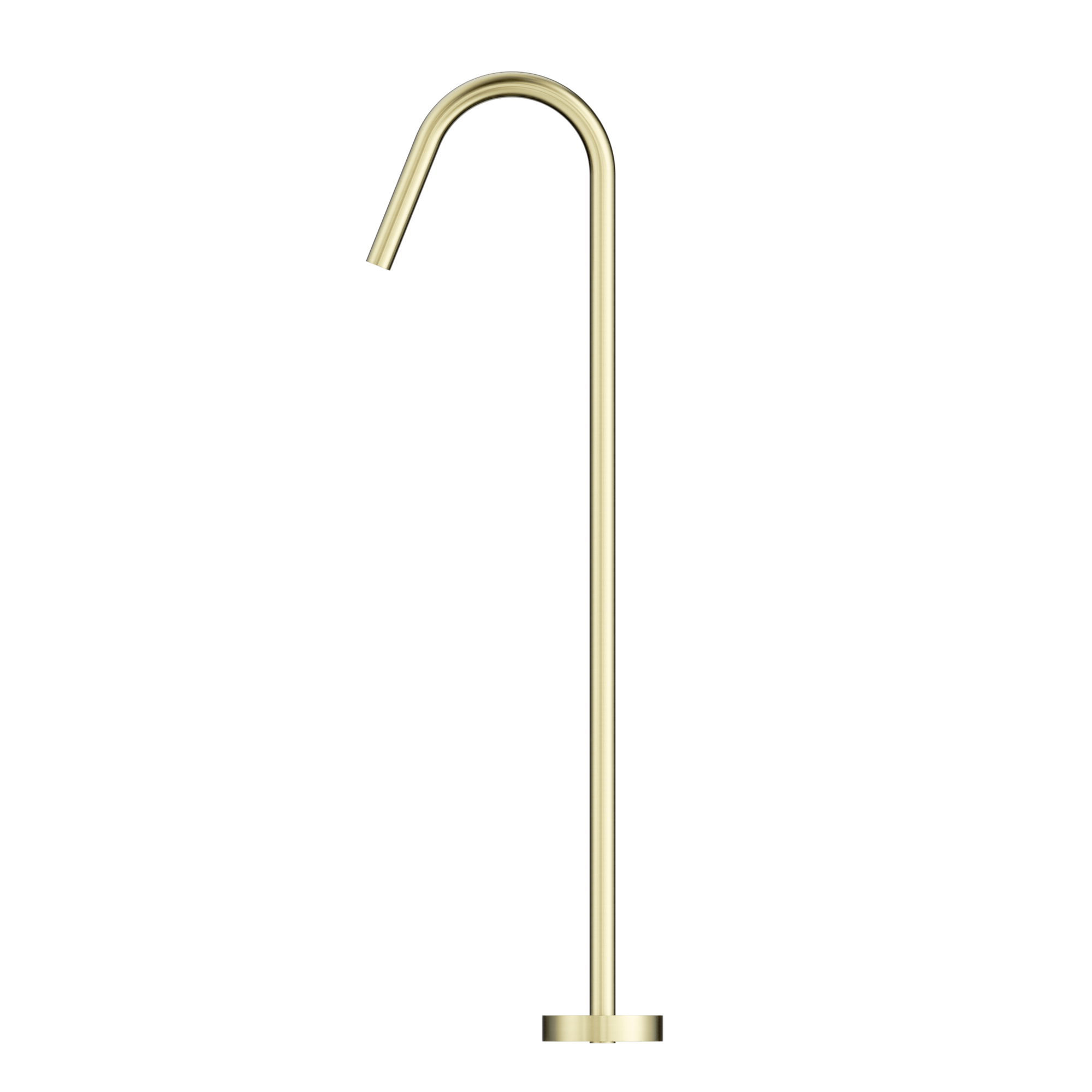 Mecca Freestanding Bath Spout Only Brushed Gold