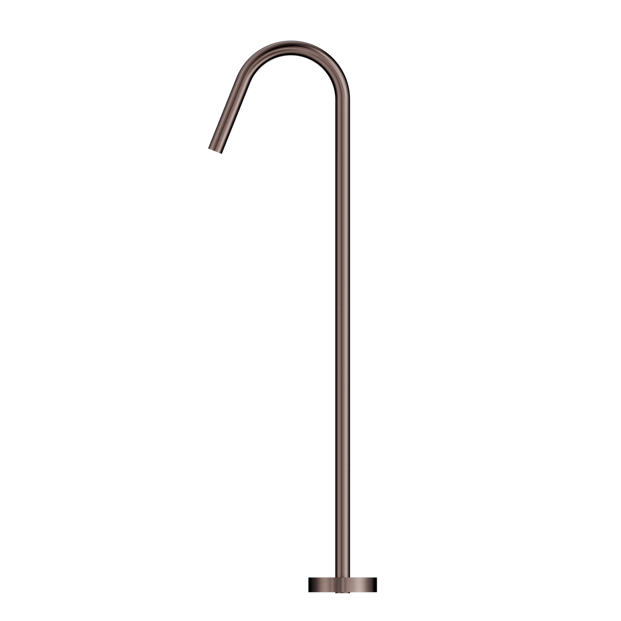 Mecca Freestanding Bath Spout Only Brushed Bronze