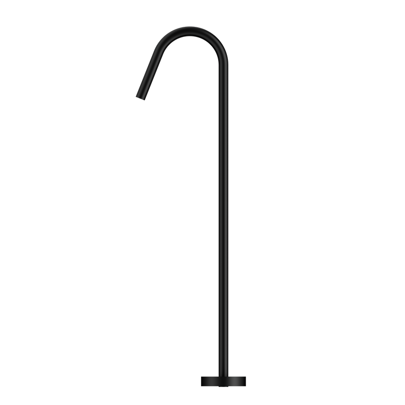 Mecca Freestanding Bath Spout Only Matte Black
