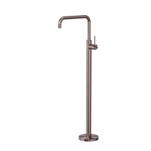 Mecca Freestanding Bath Mixer Square Shape Brushed Bronze