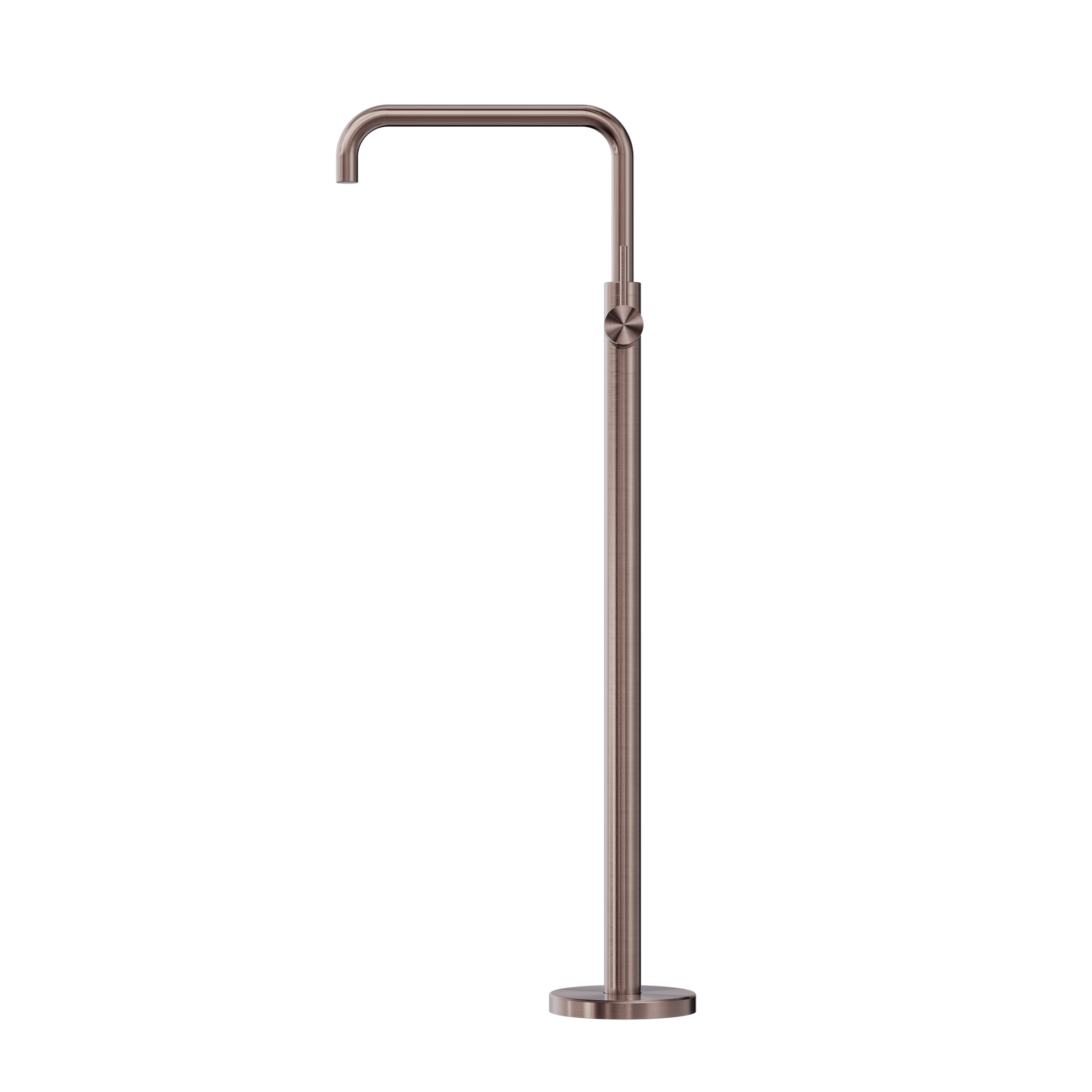 Mecca Freestanding Bath Mixer Square Shape Brushed Bronze