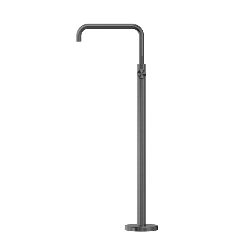 Mecca Freestanding Bath Mixer Square Shape Gun Metal