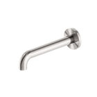 Mecca Basin/Bath Spout Only 185mm Brushed Nickel