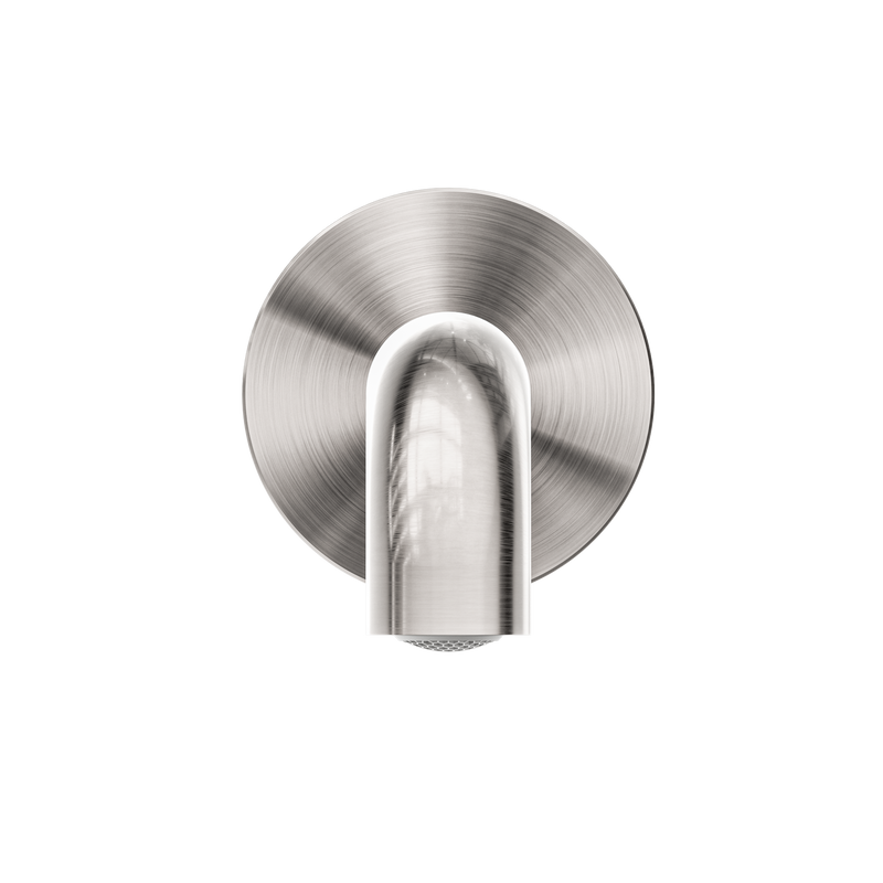 Mecca Basin/Bath Spout Only 185mm Brushed Nickel