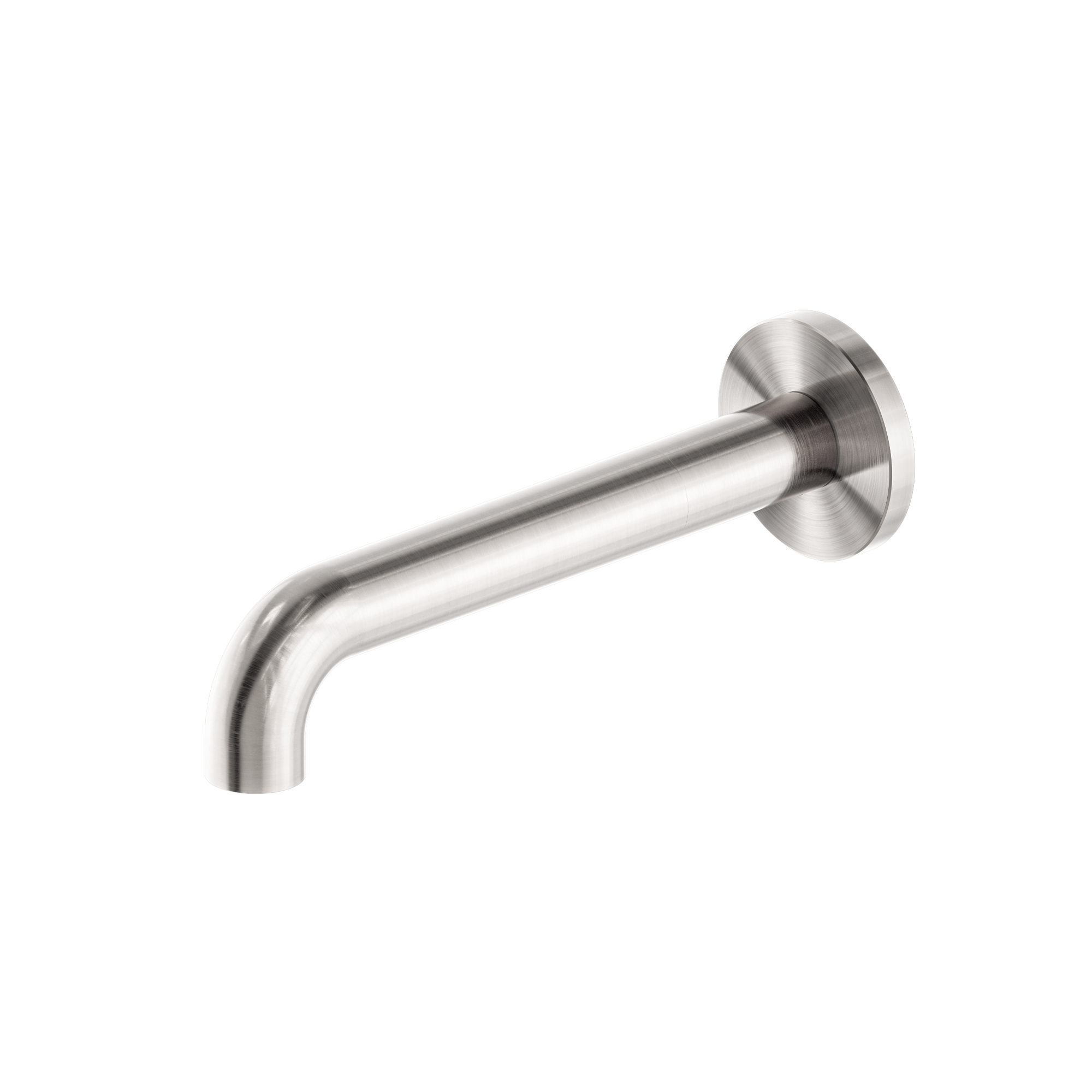 Mecca Basin/Bath Spout Only 260mm Brushed Nickel