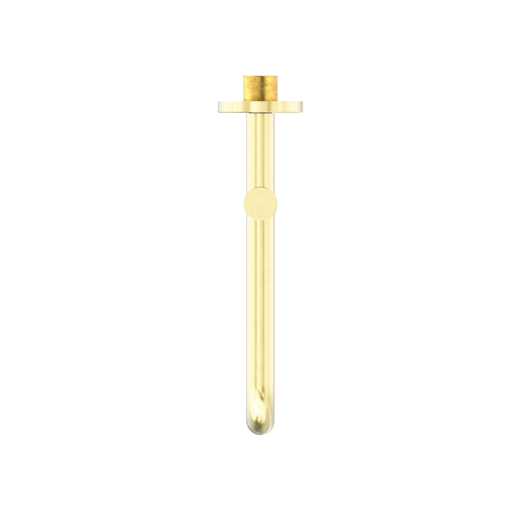 Mecca Wall Mounted Swivel Bath Spout Only 225mm Brushed Gold