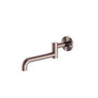 Mecca Wall Mounted Swivel Bath Spout Only 225mm Brushed Bronze