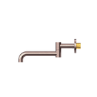 Mecca Wall Mounted Swivel Bath Spout Only 225mm Brushed Bronze