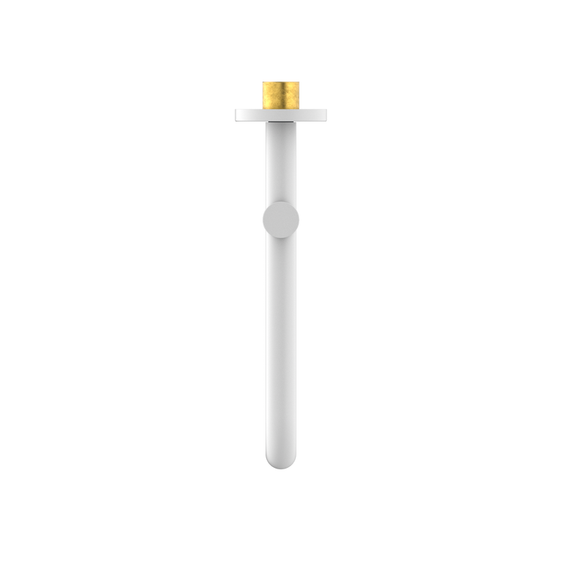 Mecca Wall Mounted Swivel Bath Spout Only 225mm Matte White