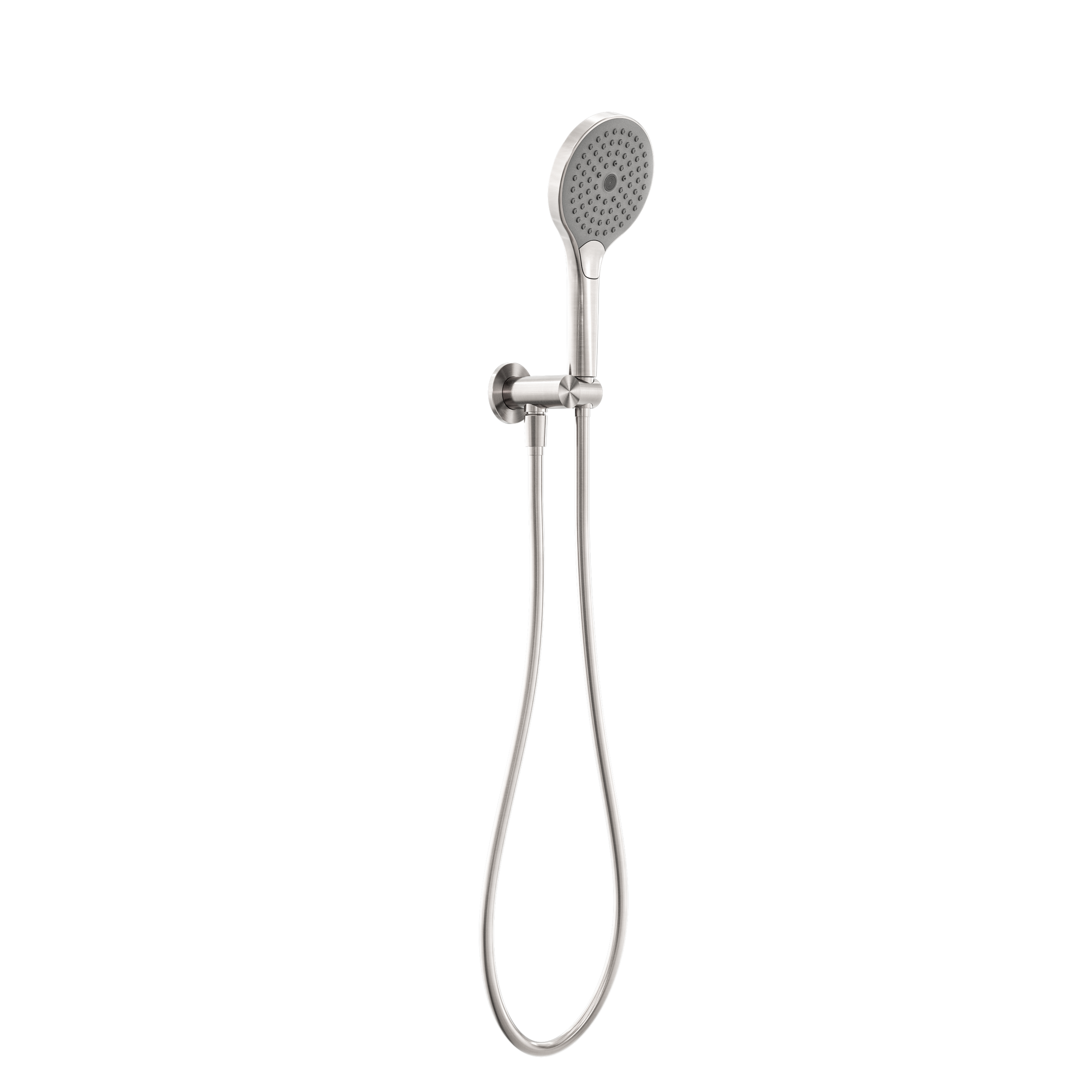 Mecca Shower On Bracket With Air Shower II Brushed Nickel
