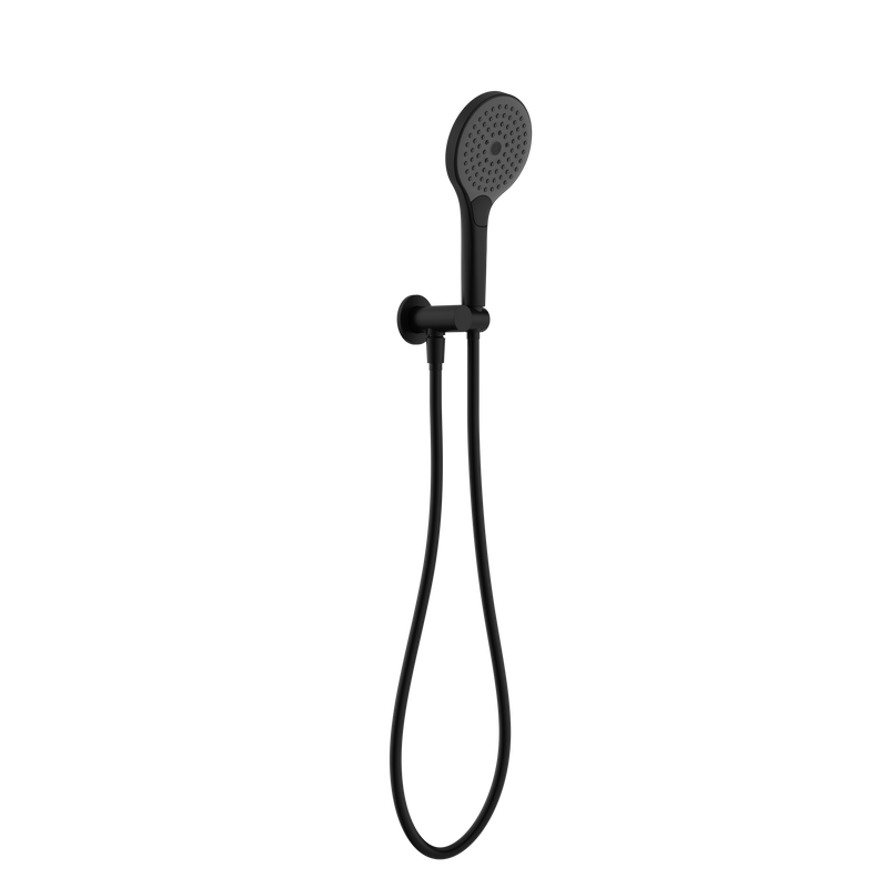 Mecca Shower On Bracket With Air Shower II Matte Black