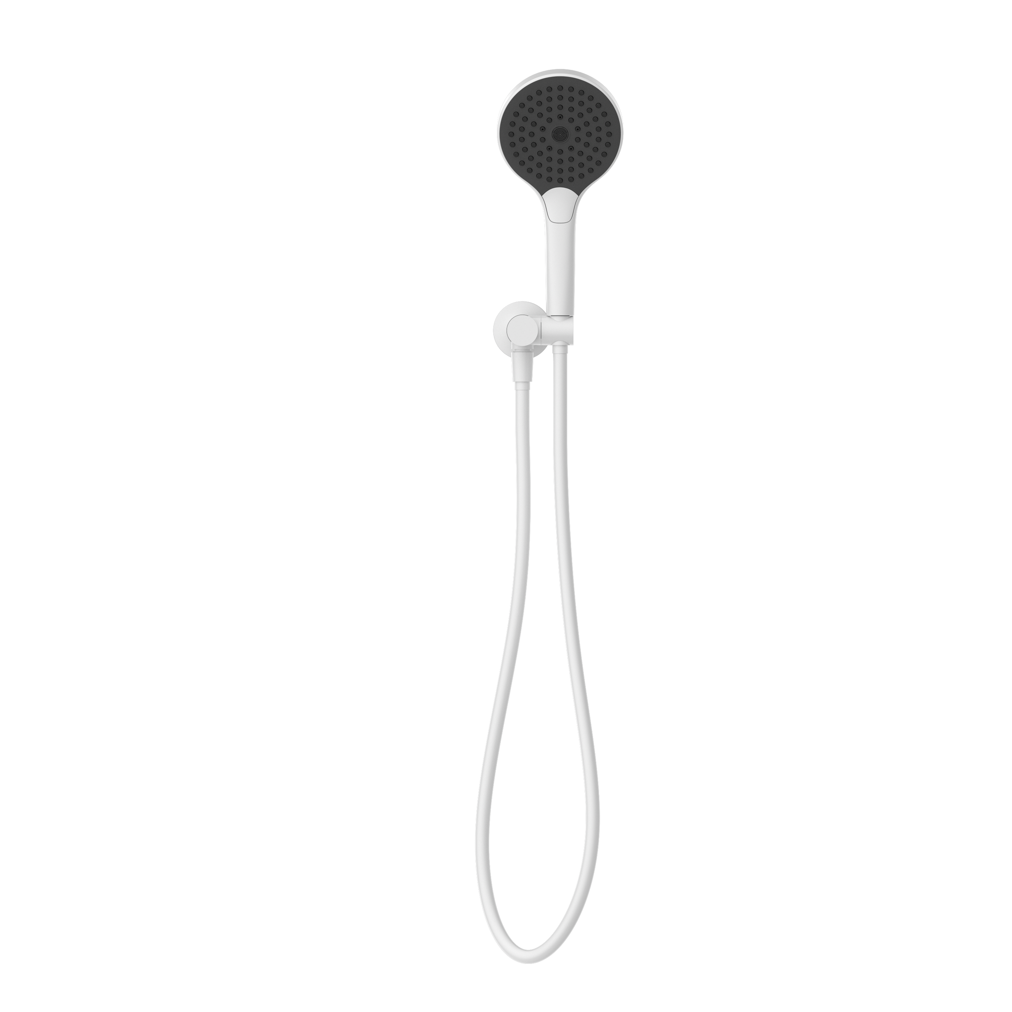 Mecca Shower On Bracket With Air Shower II Matte White