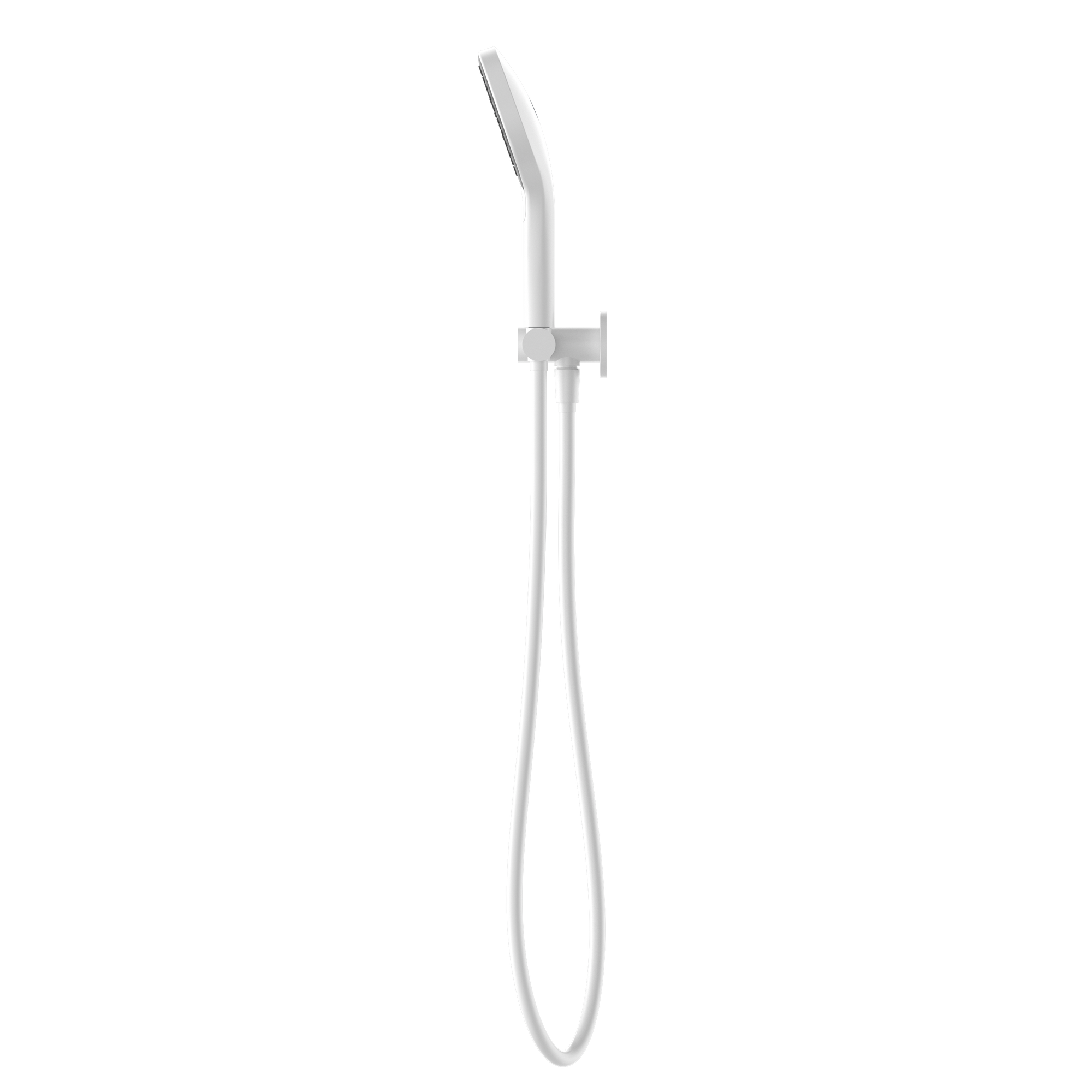 Mecca Shower On Bracket With Air Shower II Matte White