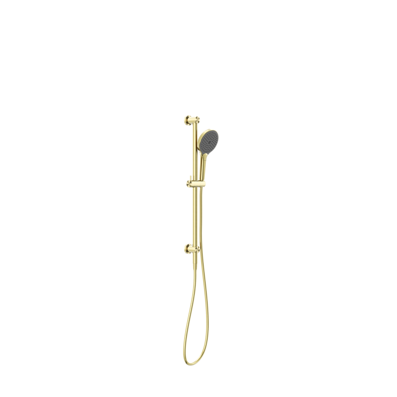 Mecca Shower Rail With Air Shower II Brushed Gold