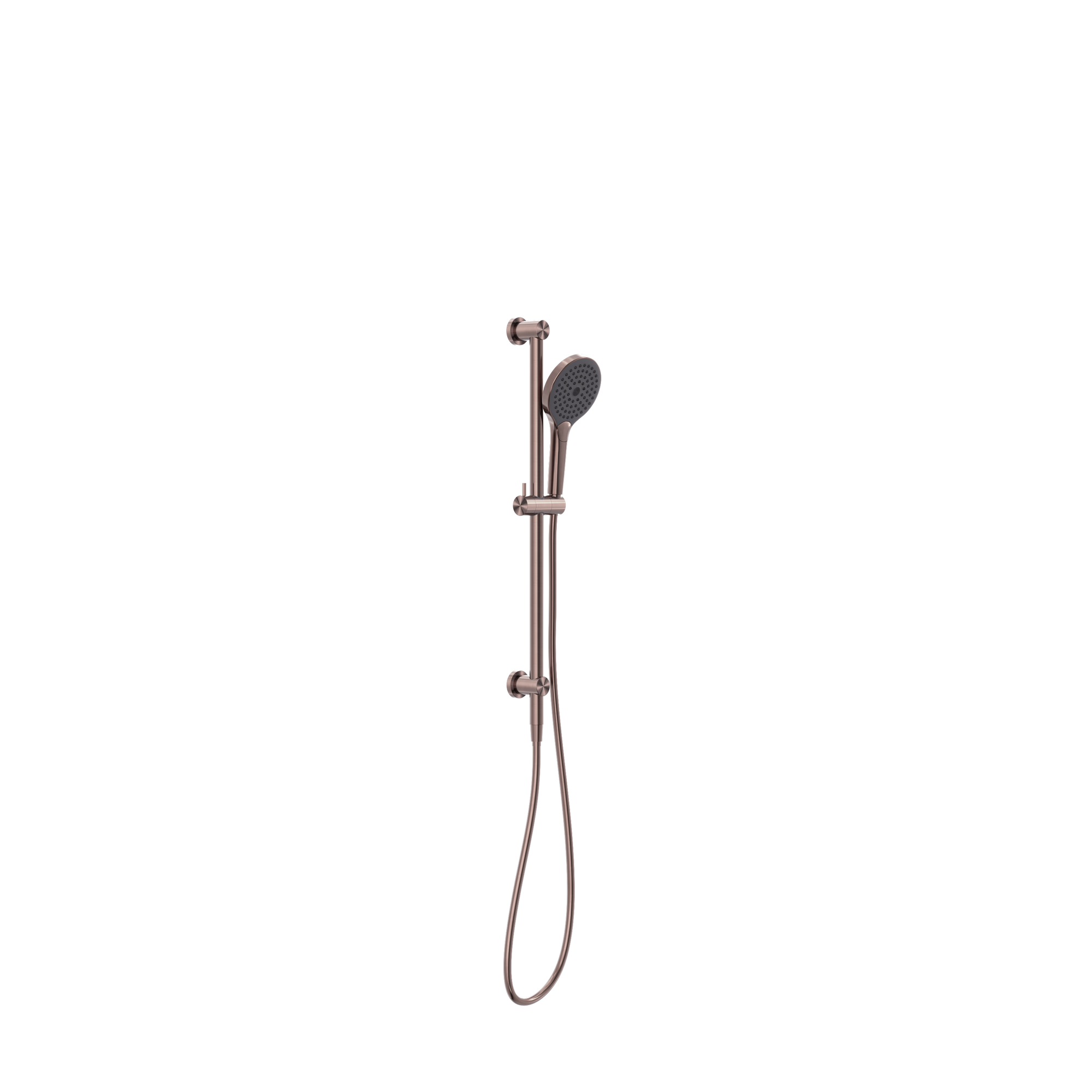 Mecca Shower Rail With Air Shower II Brushed Bronze