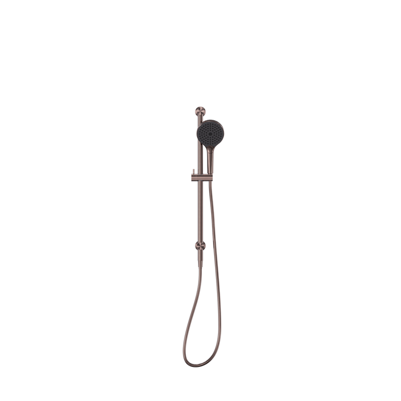 Mecca Shower Rail With Air Shower II Brushed Bronze