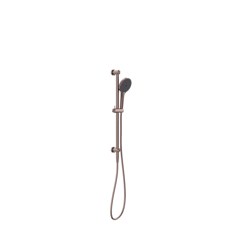 Mecca Shower Rail With Air Shower II Brushed Bronze