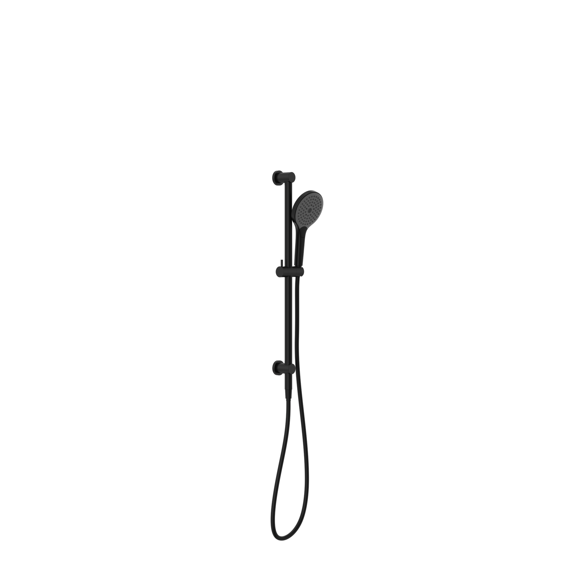 Mecca Shower Rail With Air Shower II Matte Black