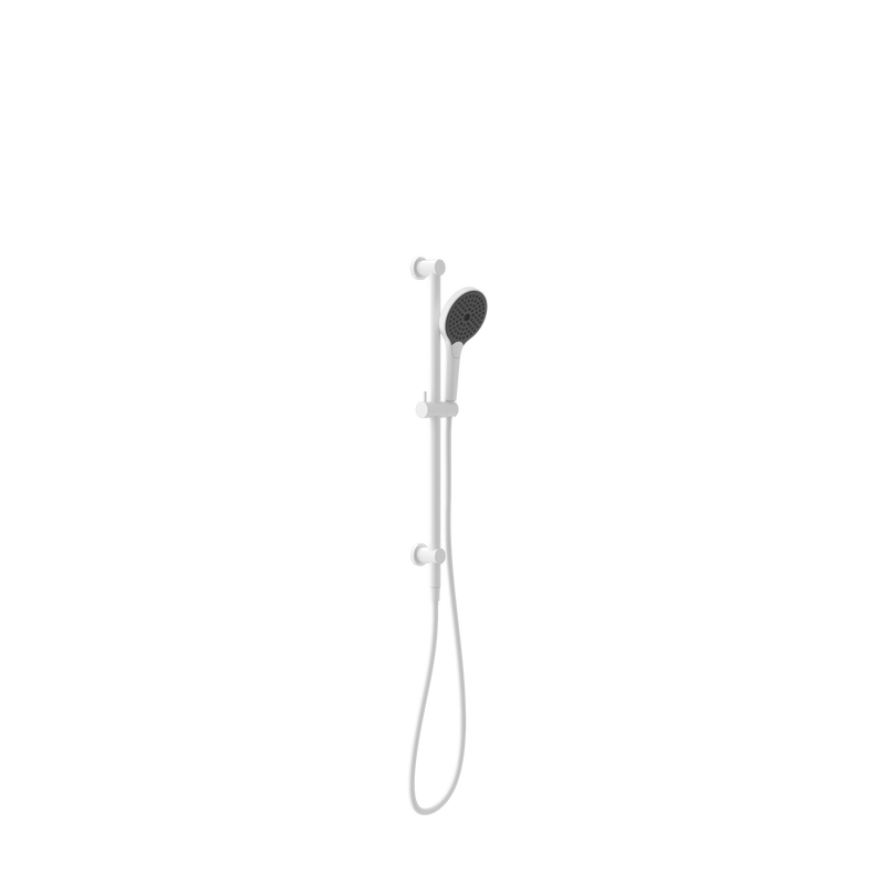 Mecca Shower Rail With Air Shower II Matte White