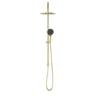 Mecca Twin Shower With Air Shower II Brushed Gold