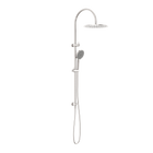 Mecca Twin Shower With Air Shower II Brushed Nickel