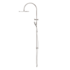 Mecca Twin Shower With Air Shower II Brushed Nickel