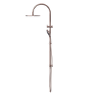 Mecca Twin Shower With Air Shower II Brushed Bronze