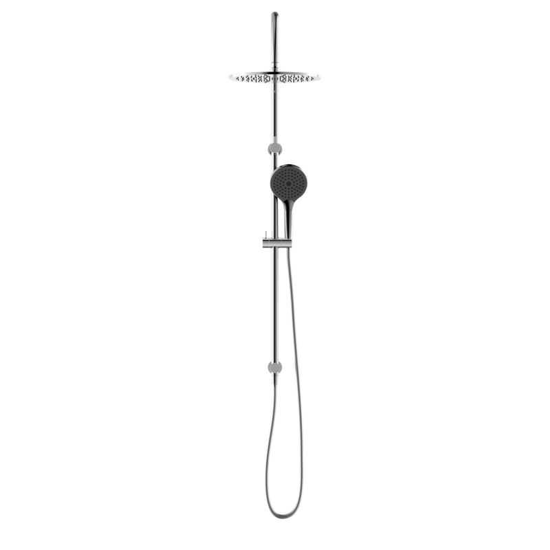 Mecca Twin Shower With Air Shower II Chrome