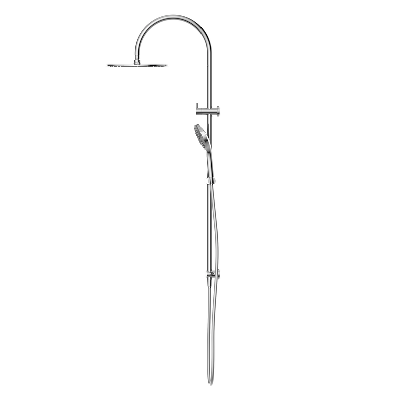 Mecca Twin Shower With Air Shower II Chrome