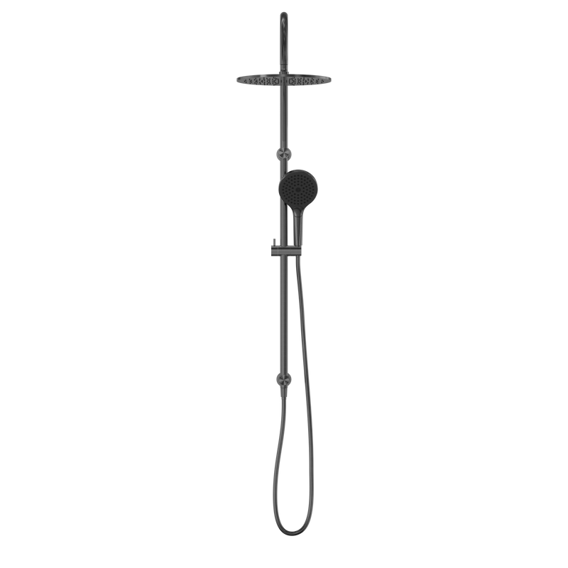 Mecca Twin Shower With Air Shower II Gun Metal