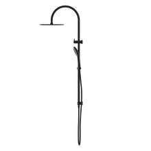 Mecca Twin Shower With Air Shower II Matte Black